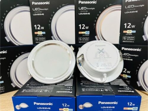 Đèn downlight Panasonic 12W Color Rim đổi màu 3 màu viền bạc - Kho Phân ...